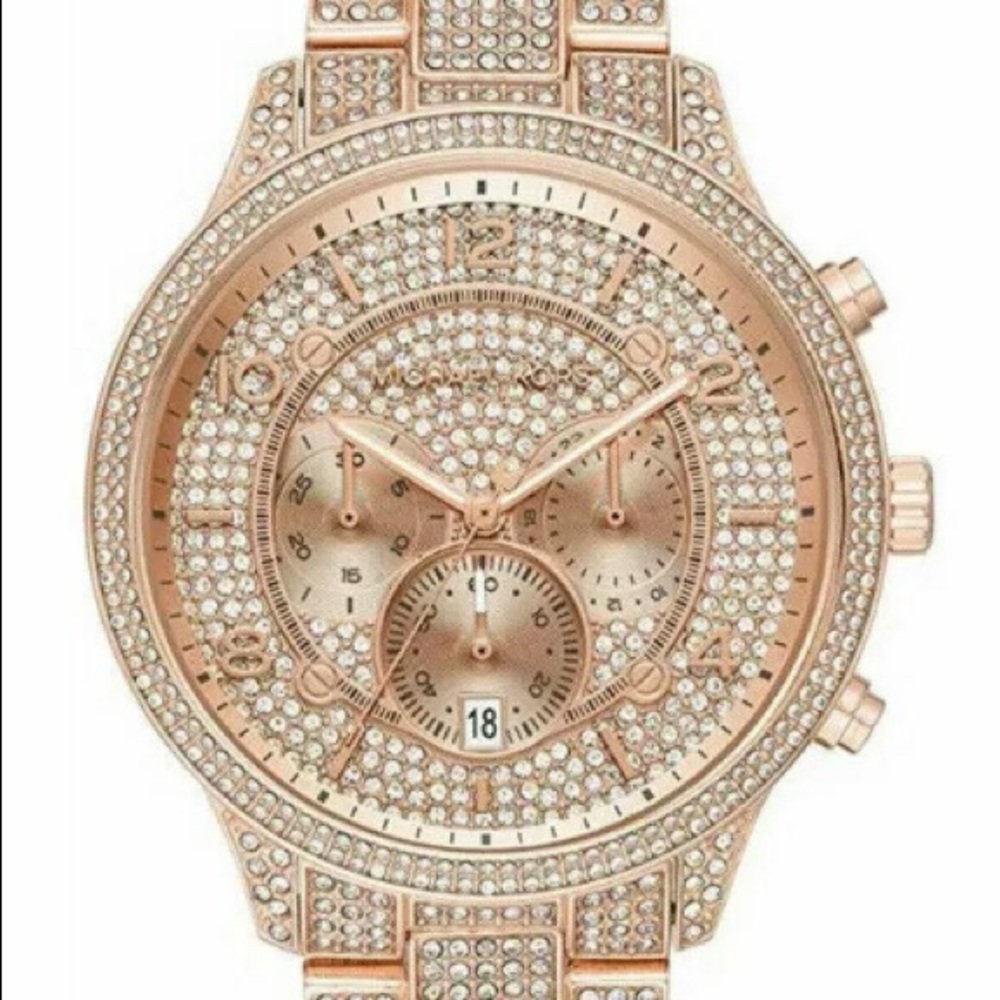 New!!!😍 MK Oversize Pavé Rose Gold